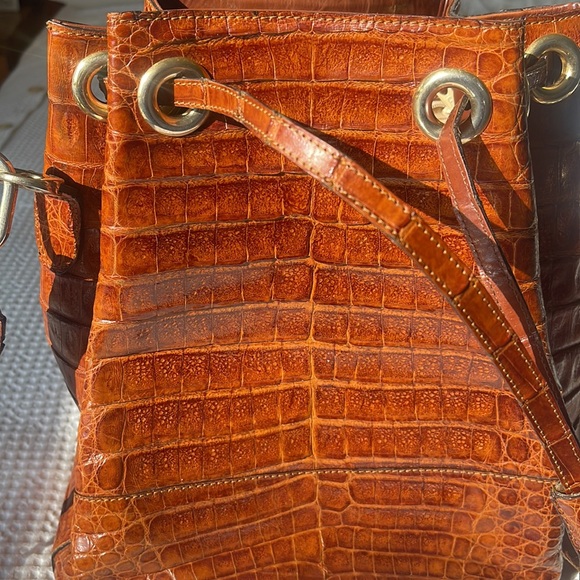 Genuine crocodile leather crossbody purse by Tequendama Bogota. - Picture 5 of 8